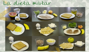 la dieta militar