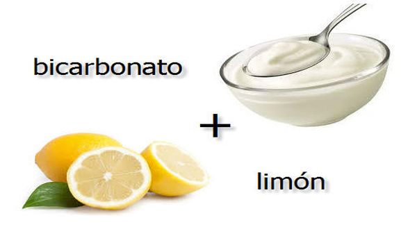bicarbonato y limon